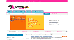 Desktop Screenshot of jobwebghana.com